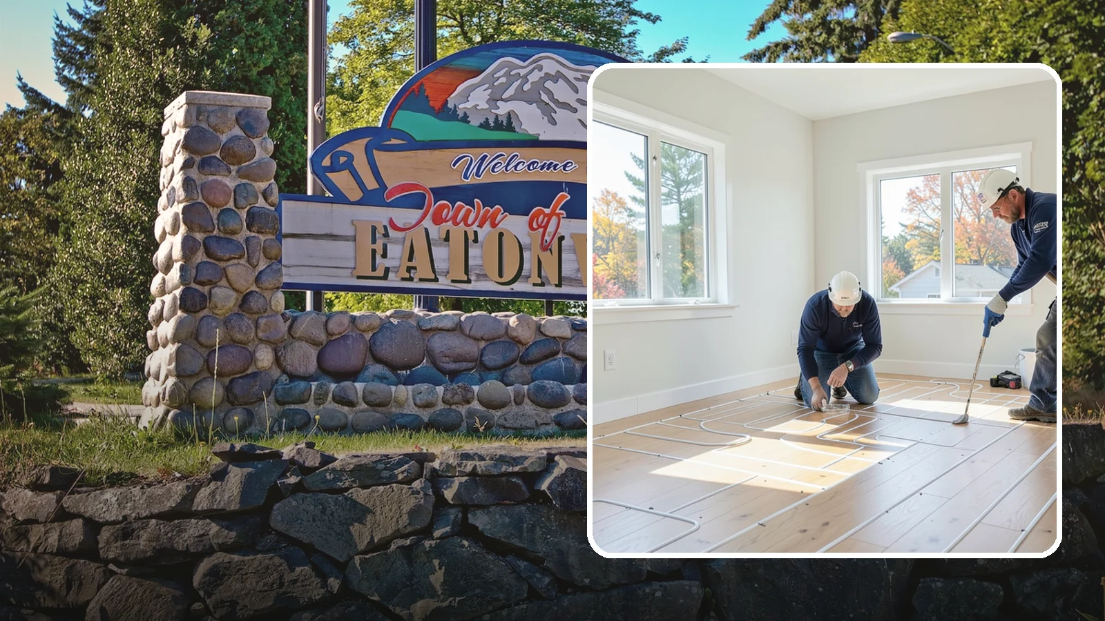 Heated Flooring Installation in Eatonville, Pierce County, WA - Radiant heated flooring installation that delivers cozy, even warmth underfoot through chilly Northwest seasons.