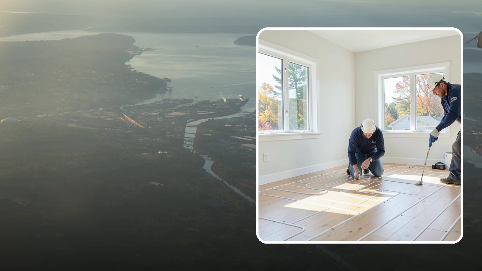 Heated Flooring Installation in Fife, Pierce County, WA - Radiant heated flooring installation that delivers cozy, even warmth underfoot through chilly Northwest seasons.