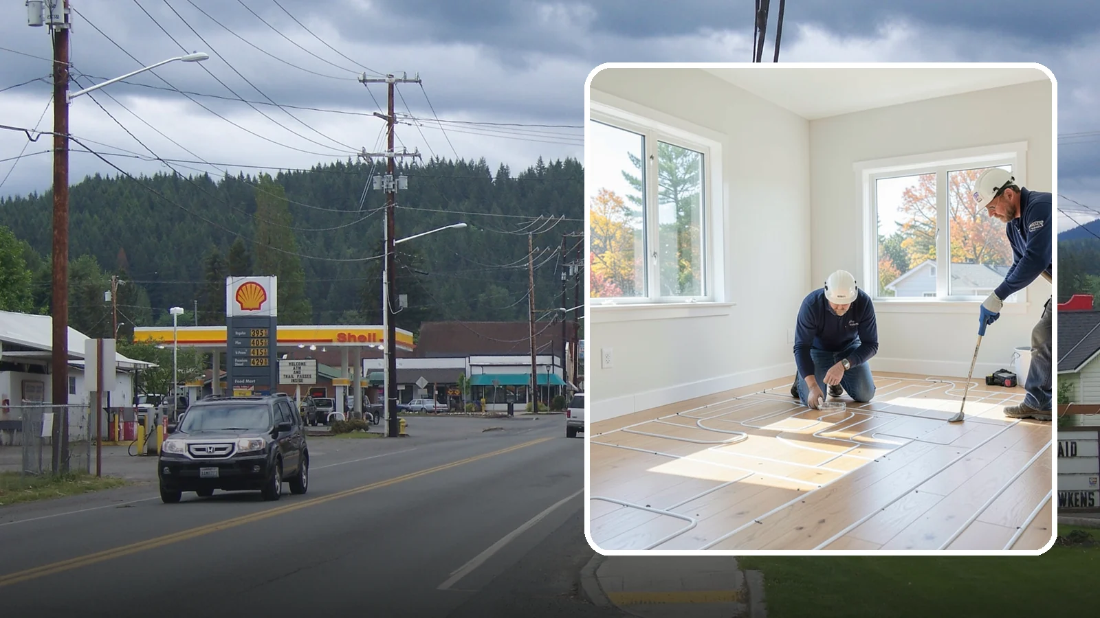 Heated Flooring Installation in Granite Falls, Snohomish County, WA - Radiant heated flooring installation that delivers cozy, even warmth underfoot through chilly Northwest seasons.