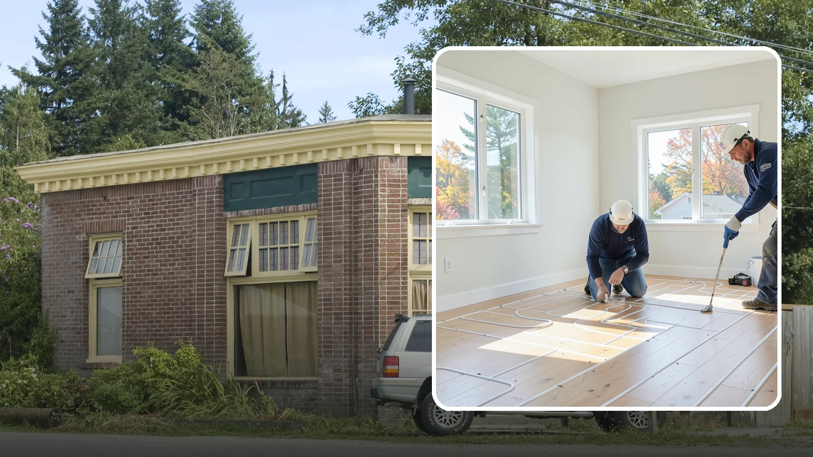 Heated Flooring Installation in Hamilton, Skagit County, WA - Radiant heated flooring installation that delivers cozy, even warmth underfoot through chilly Northwest seasons.