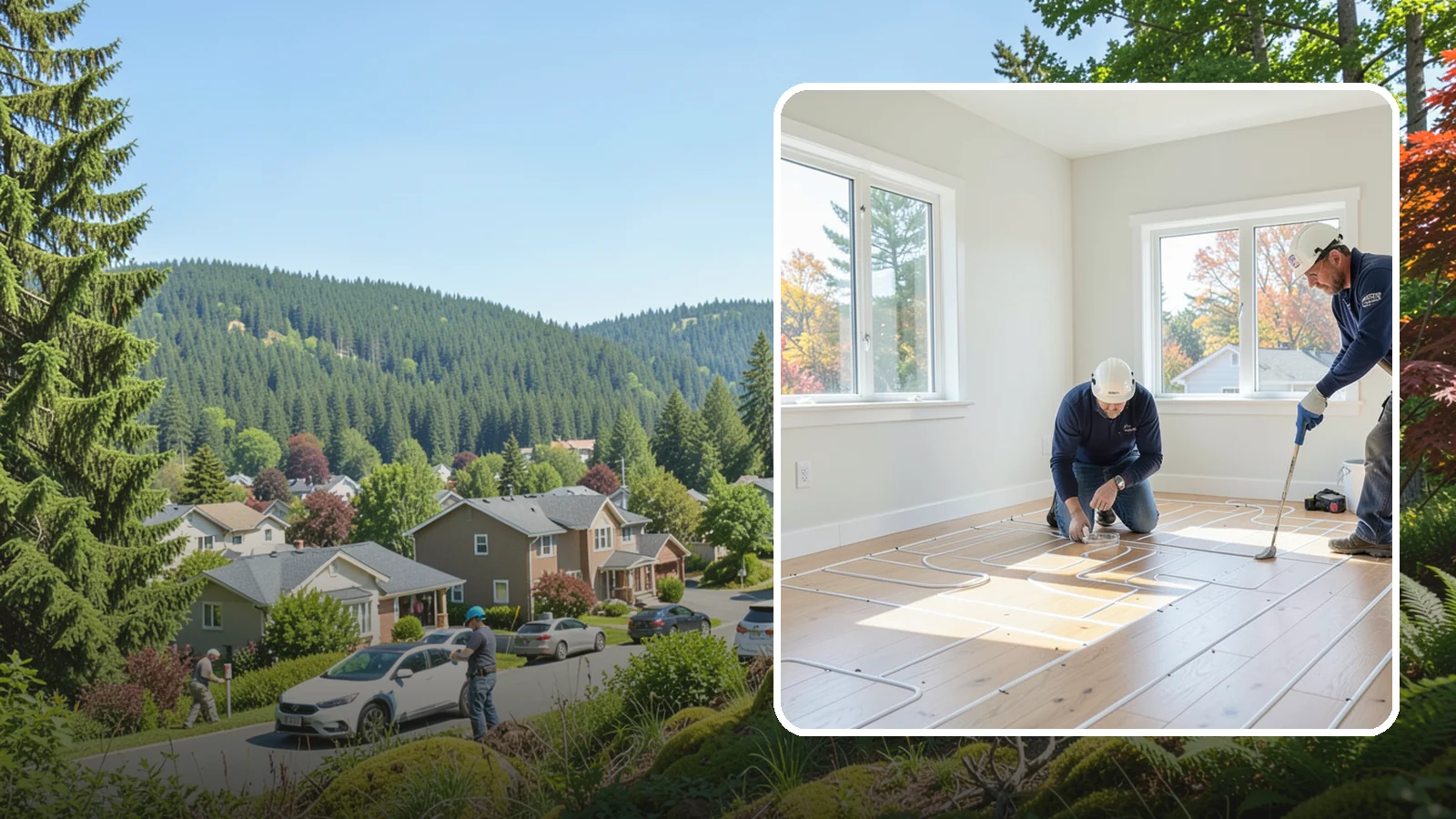 Heated Flooring Installation in Index, Snohomish County, WA - Radiant heated flooring installation that delivers cozy, even warmth underfoot through chilly Northwest seasons.