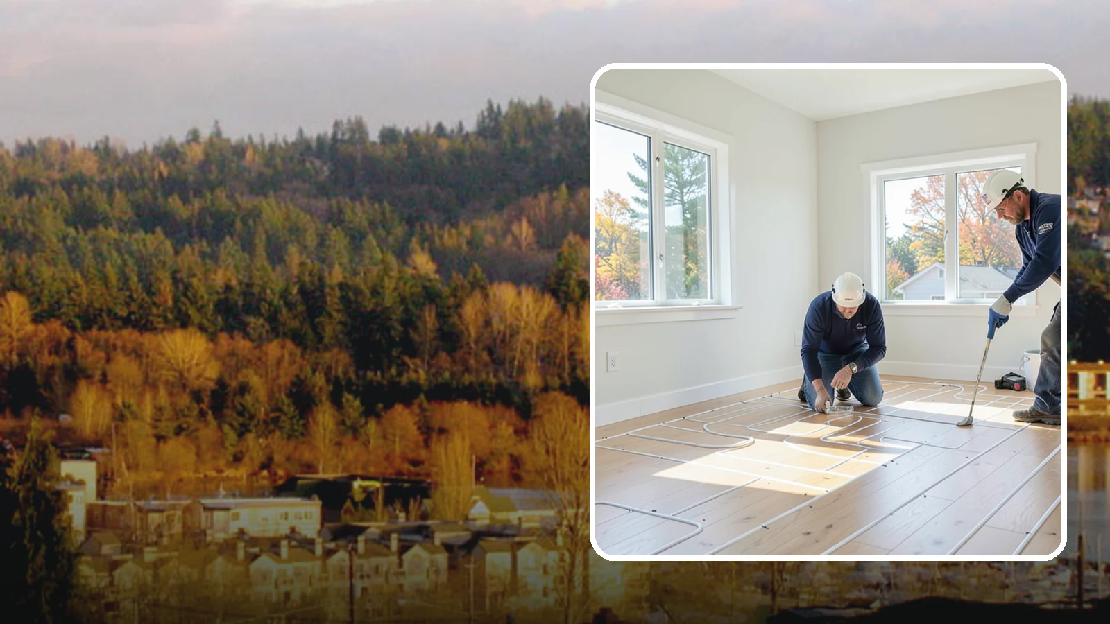 Heated Flooring Installation in Kenmore, King County, WA - Radiant heated flooring installation that delivers cozy, even warmth underfoot through chilly Northwest seasons.