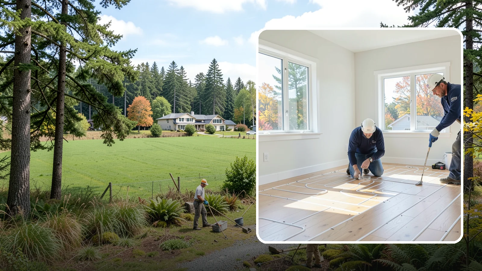 Heated Flooring Installation in Lyman, Skagit County, WA - Radiant heated flooring installation that delivers cozy, even warmth underfoot through chilly Northwest seasons.