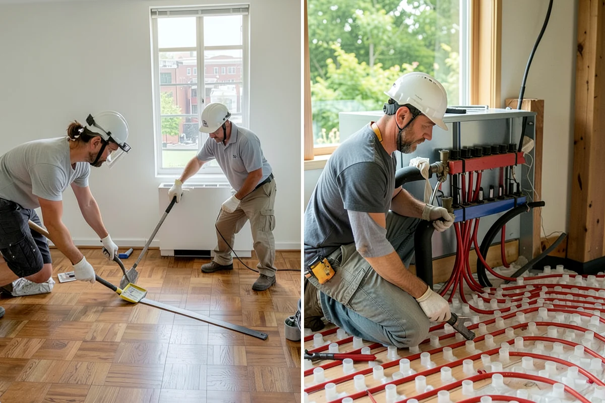 Heated Flooring Installation in Lyman, Skagit County, WA - Design heating zones and confirm layout