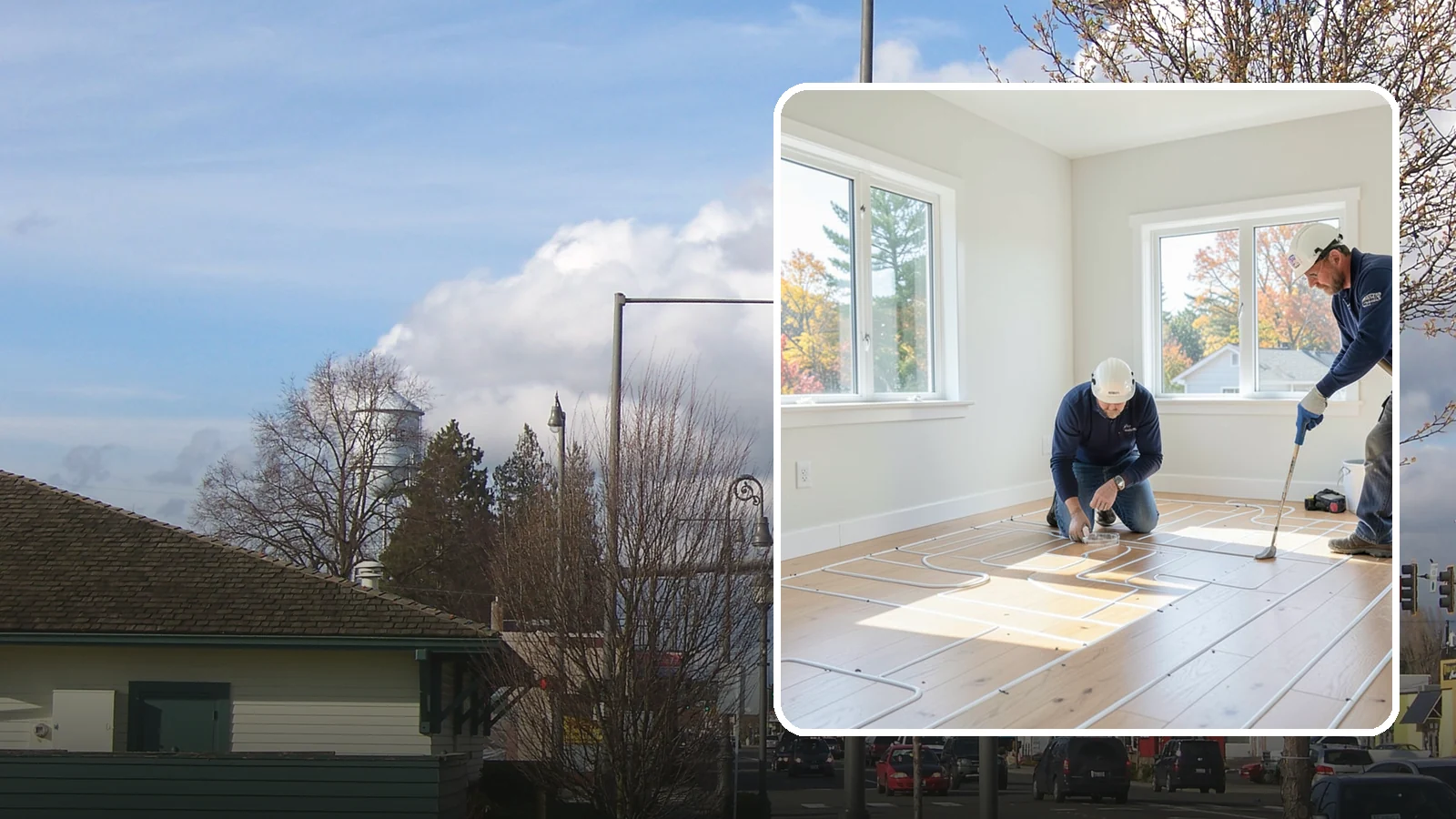 Heated Flooring Installation in Marysville, Snohomish County, WA - Radiant heated flooring installation that delivers cozy, even warmth underfoot through chilly Northwest seasons.