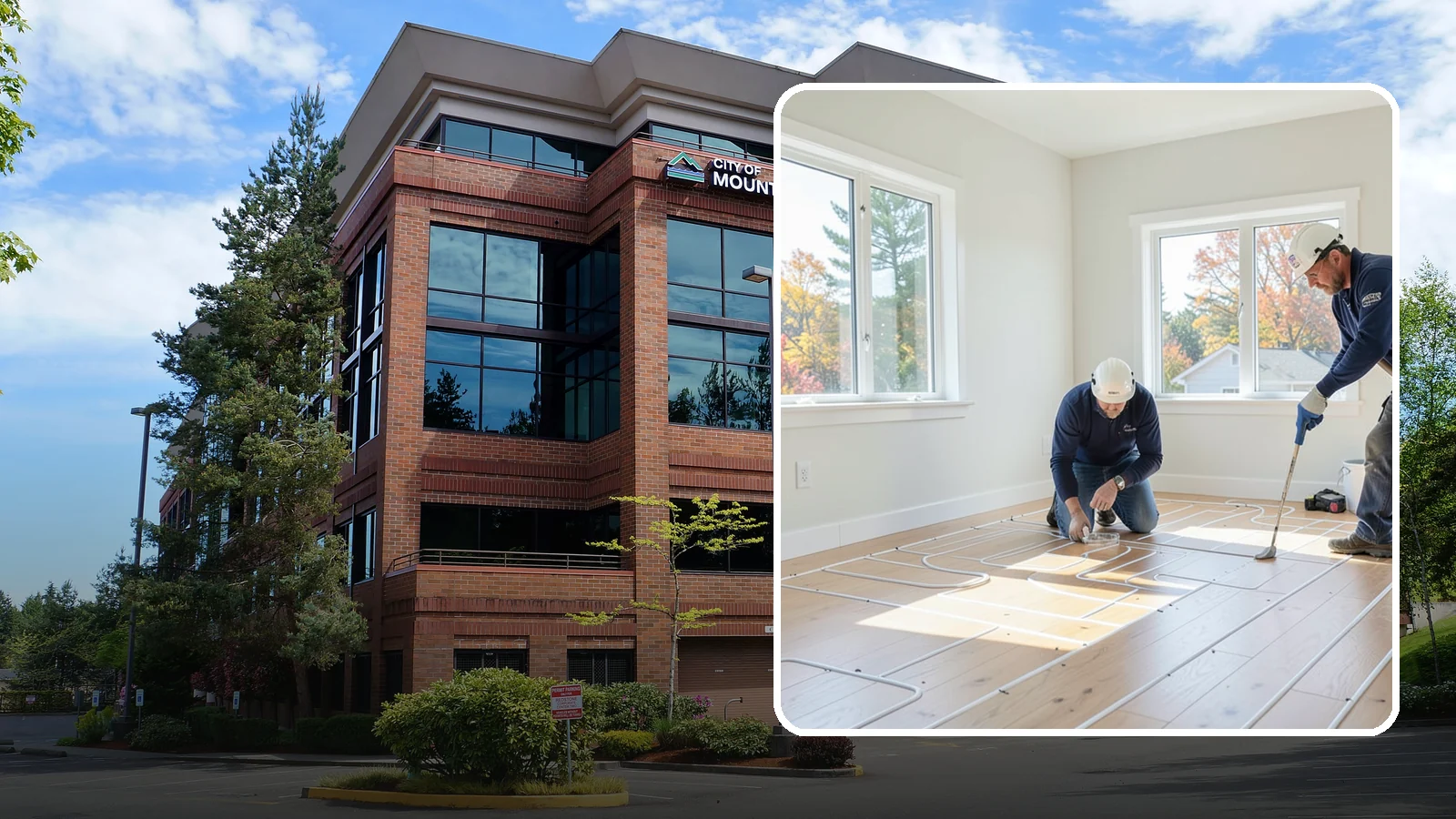 Heated Flooring Installation in Mountlake Terrace, Snohomish County, WA - Radiant heated flooring installation that delivers cozy, even warmth underfoot through chilly Northwest seasons.