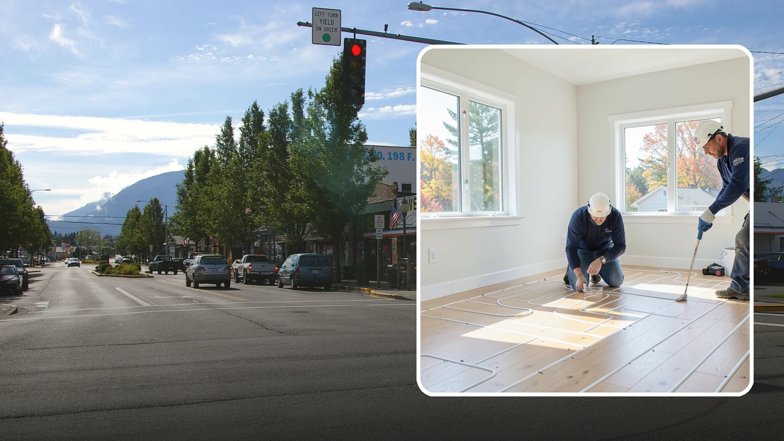Heated Flooring Installation in North Bend, King County, WA - Radiant heated flooring installation that delivers cozy, even warmth underfoot through chilly Northwest seasons.
