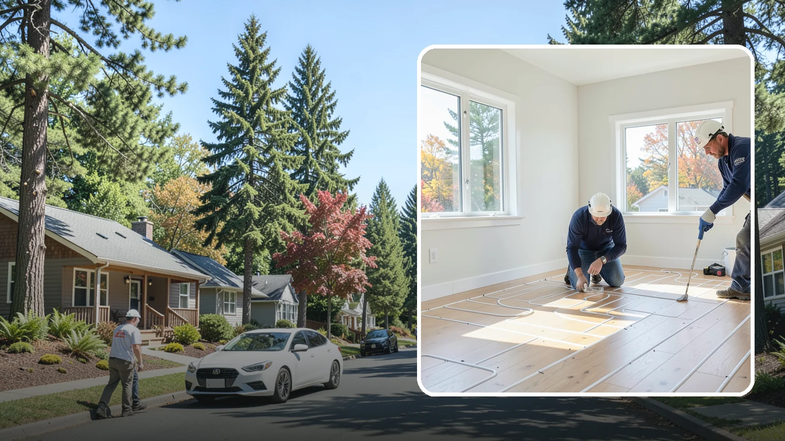 Heated Flooring Installation in Orting, Pierce County, WA - Radiant heated flooring installation that delivers cozy, even warmth underfoot through chilly Northwest seasons.