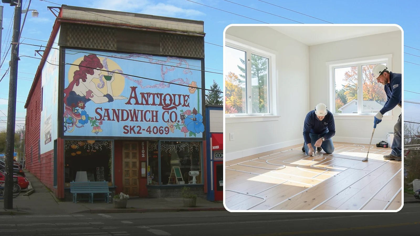 Heated Flooring Installation in Ruston, Pierce County, WA - Radiant heated flooring installation that delivers cozy, even warmth underfoot through chilly Northwest seasons.