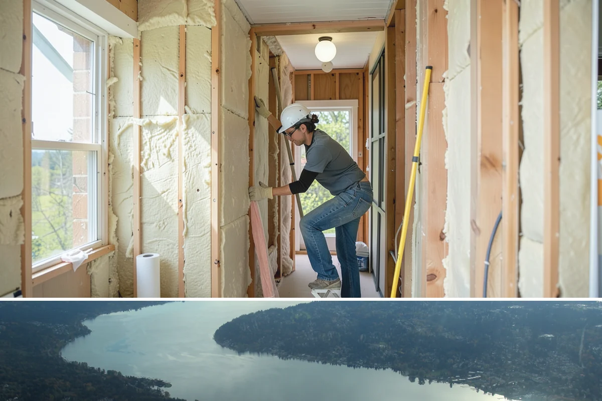 Heated Flooring Installation in Sammamish, King County, WA - Fall is a popular time to add heated floors so the system is ready before the coldest, wettest months arrive.