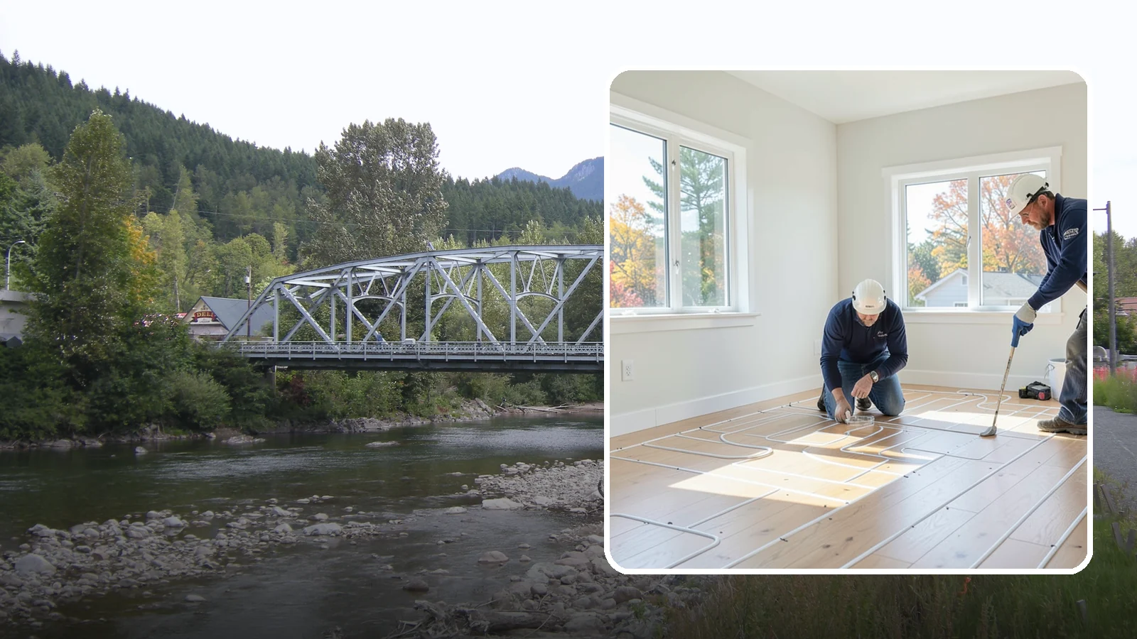Heated Flooring Installation in Skykomish, King County, WA - Radiant heated flooring installation that delivers cozy, even warmth underfoot through chilly Northwest seasons.