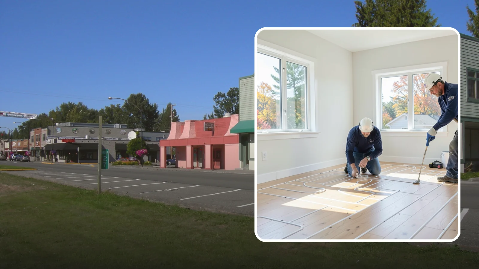 Heated Flooring Installation in Snoqualmie, King County, WA - Radiant heated flooring installation that delivers cozy, even warmth underfoot through chilly Northwest seasons.