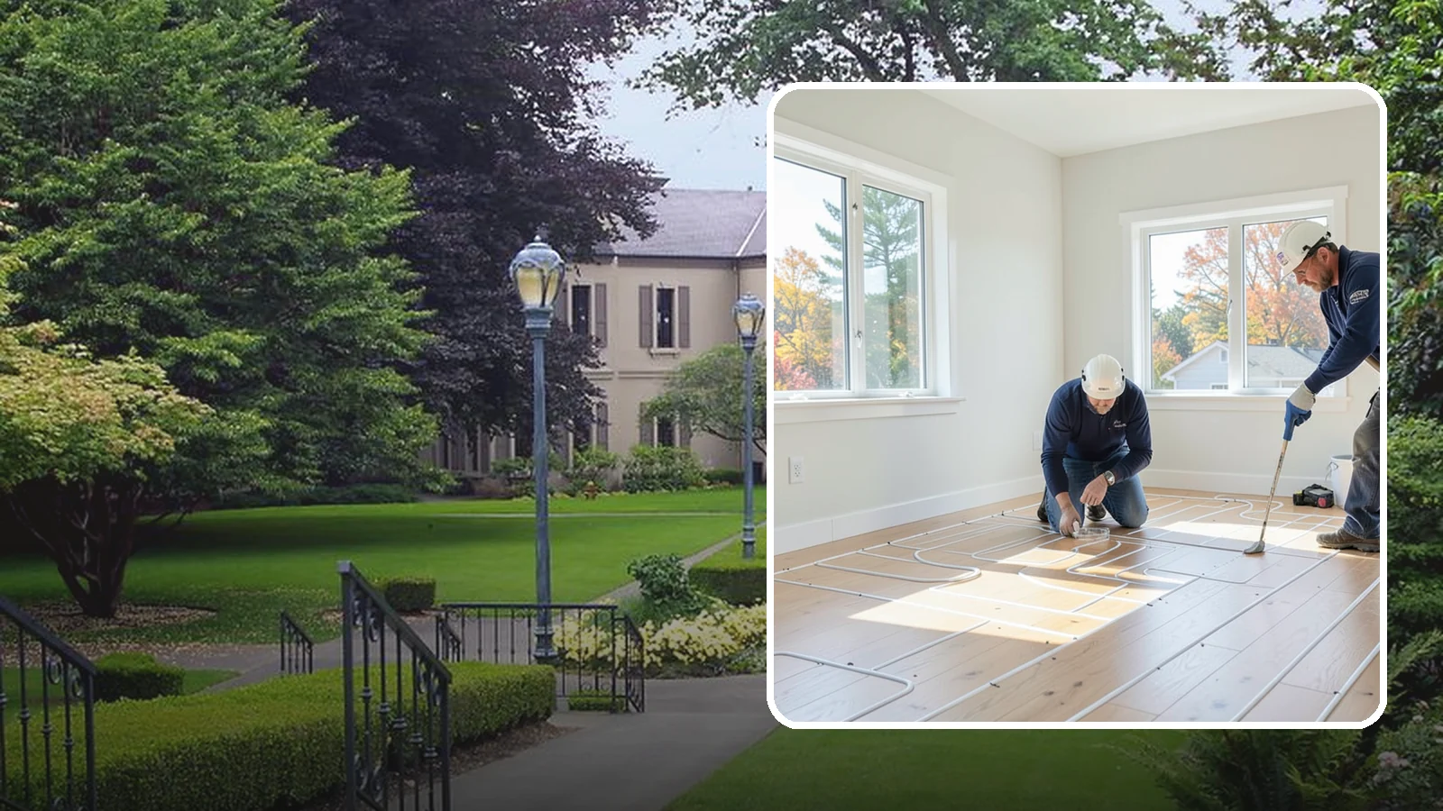 Heated Flooring Installation in Woodinville, King County, WA - Radiant heated flooring installation that delivers cozy, even warmth underfoot through chilly Northwest seasons.