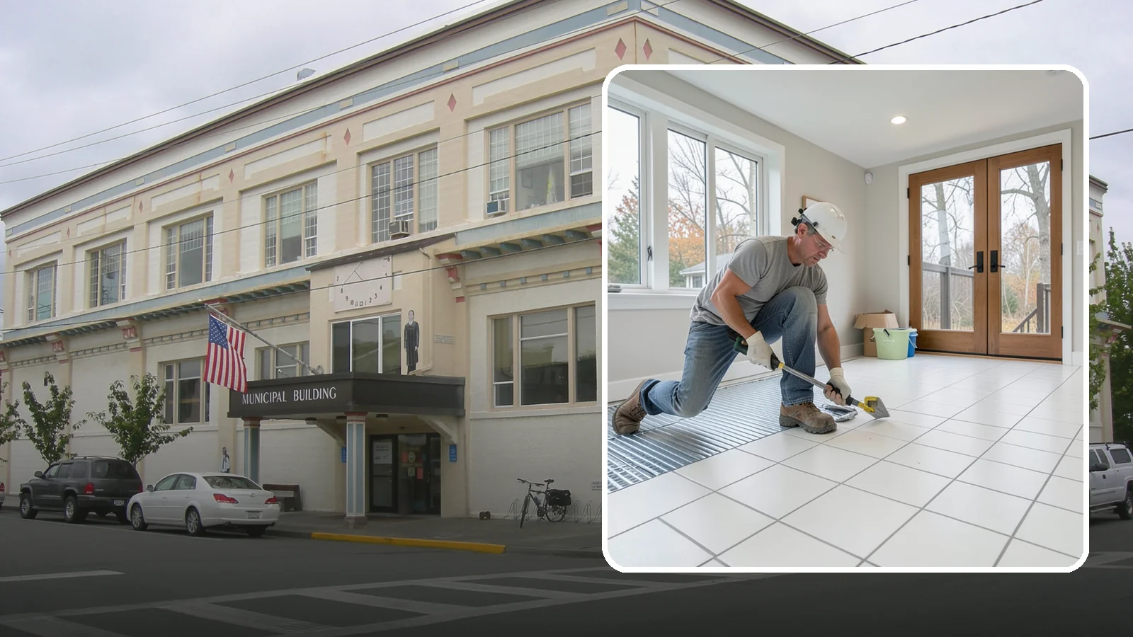 Heated Tile Floor Installation in Anacortes, Skagit County, WA - Radiant electric heat installed beneath tile for warm floors on cold PNW mornings.