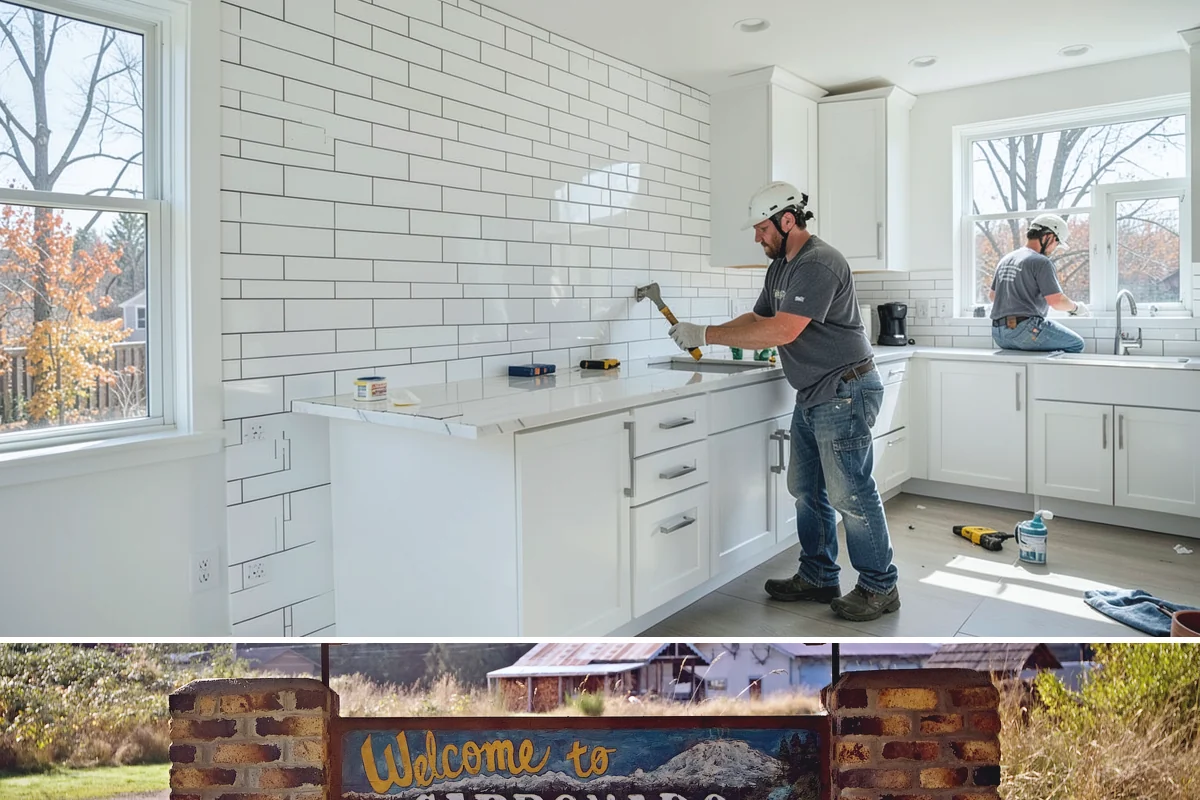 Heated Tile Floor Installation in Carbonado, Pierce County, WA - Homeowners most often add heated floors in late summer and fall so the system is ready before the first cold snap.