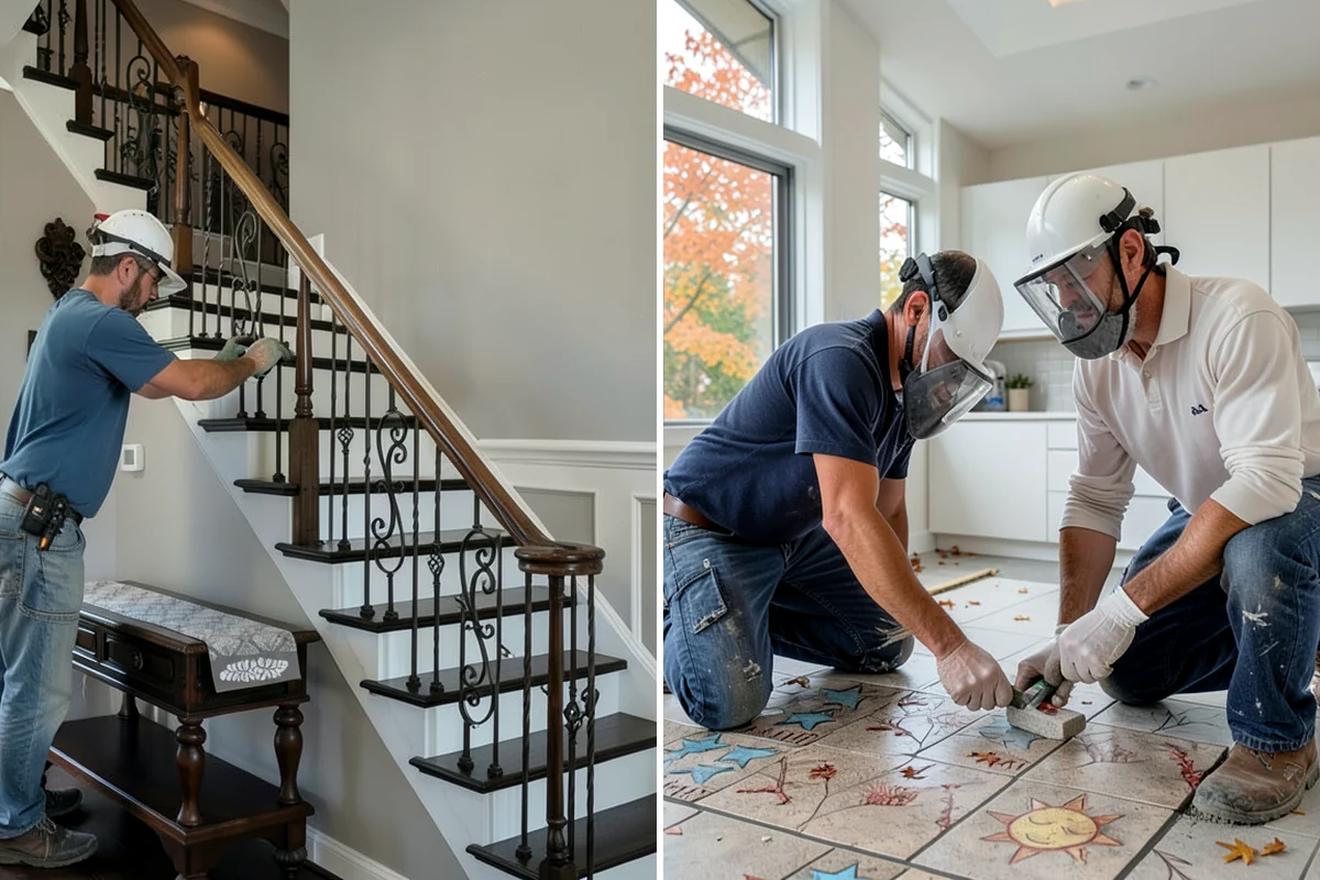 Heated Tile Floor Installation in Everett, Snohomish County, WA - Plan mat coverage and thermostat placement
