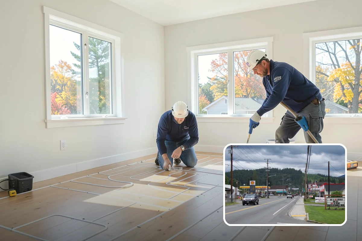 Heated Tile Floor Installation in Granite Falls, Snohomish County, WA - Comfortable warmth underfoot during wet, chilly months