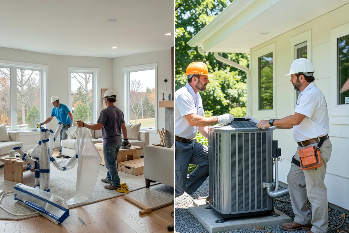 Heated Tile Floor Installation in Hunts Point, King County, WA - Plan mat coverage and thermostat placement