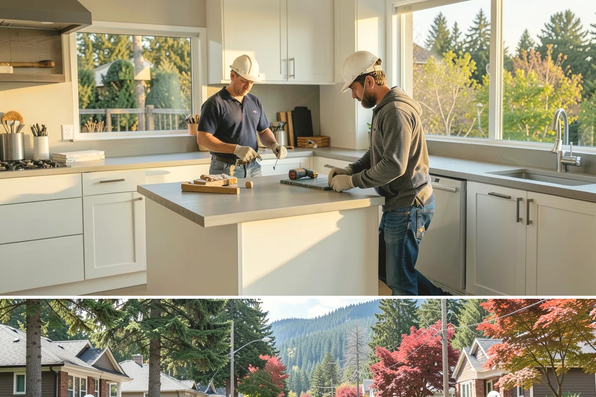 Heated Tile Floor Installation in Hunts Point, King County, WA - Homeowners most often add heated floors in late summer and fall so the system is ready before the first cold snap.