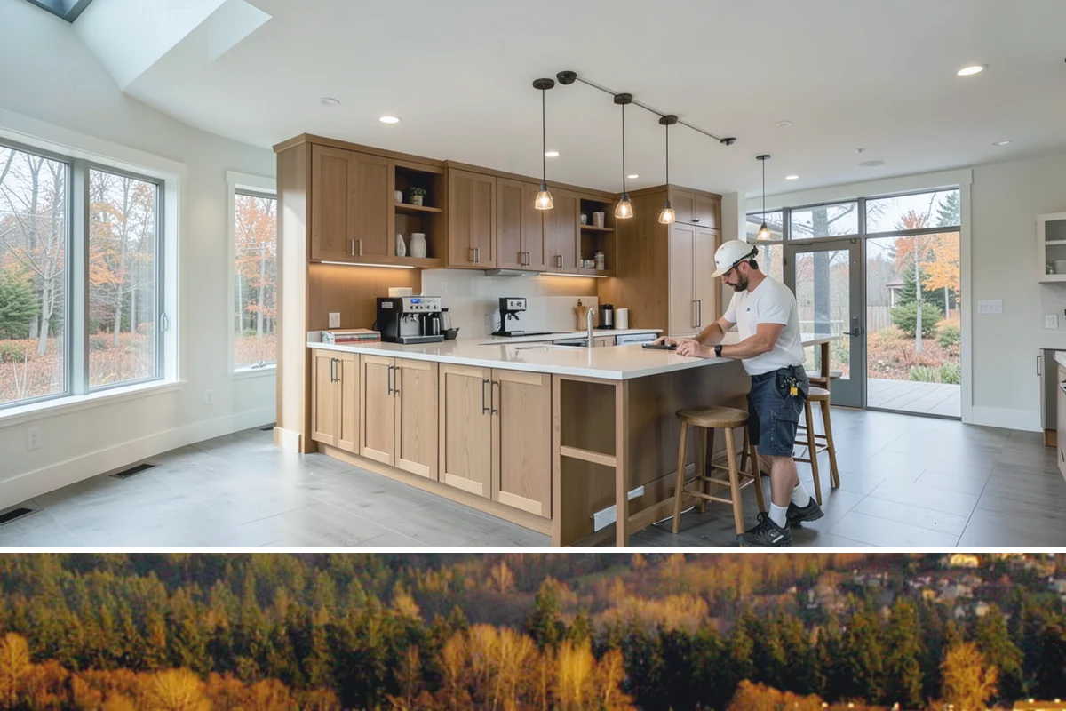 Heated Tile Floor Installation in Kenmore, King County, WA - Homeowners most often add heated floors in late summer and fall so the system is ready before the first cold snap.
