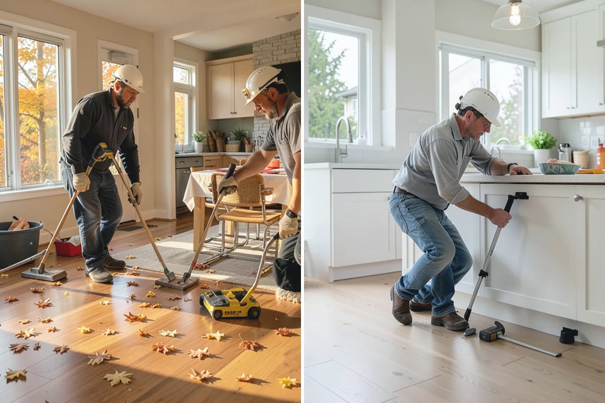 Heated Tile Floor Installation in Renton, King County, WA - Plan mat coverage and thermostat placement
