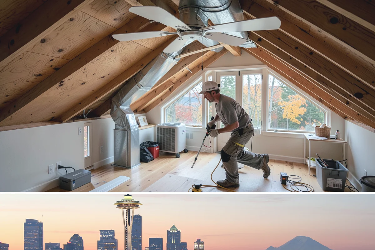 Heated Tile Floor Installation in Seattle, King County, WA - Homeowners most often add heated floors in late summer and fall so the system is ready before the first cold snap.