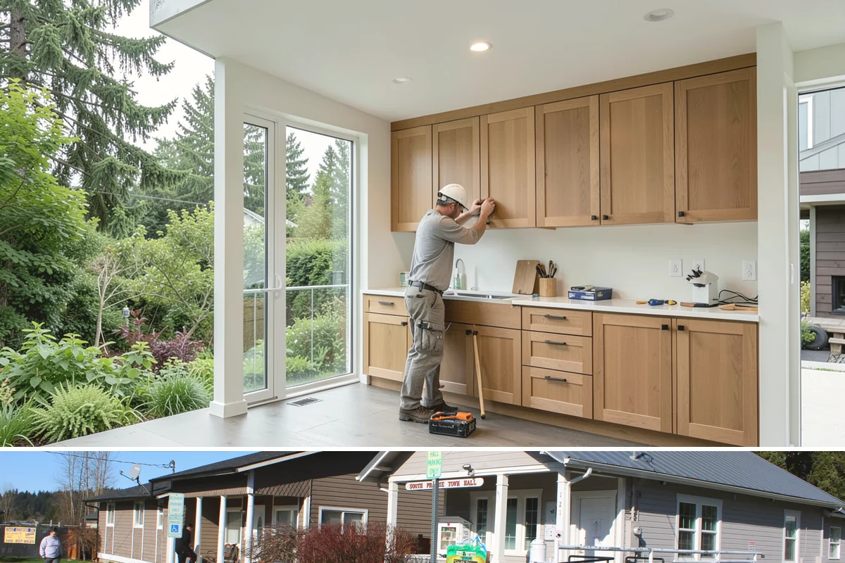 Heated Tile Floor Installation in South Prairie, Pierce County, WA - Homeowners most often add heated floors in late summer and fall so the system is ready before the first cold snap.