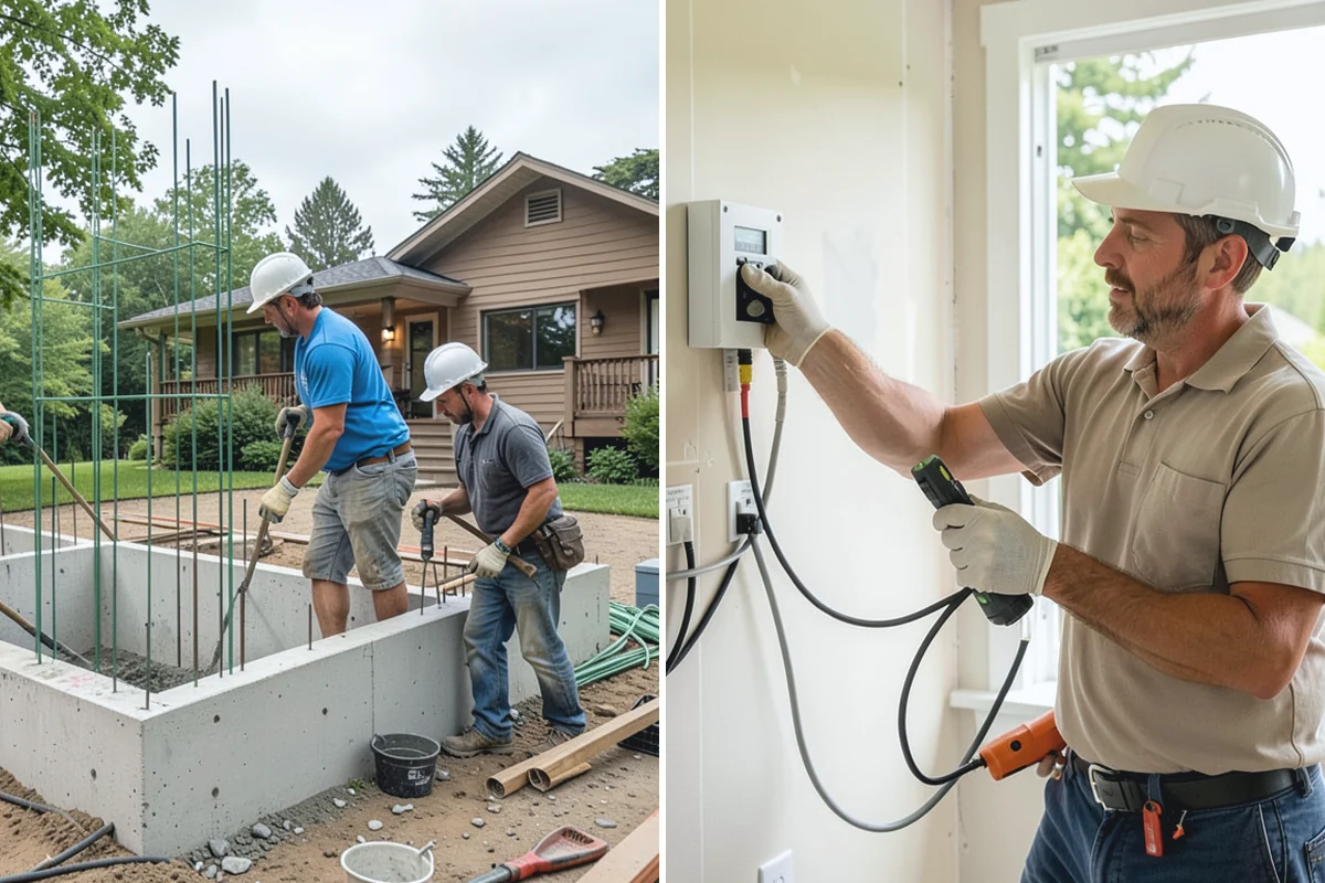 Heated Tile Floor Installation in Woodinville, King County, WA - Plan mat coverage and thermostat placement