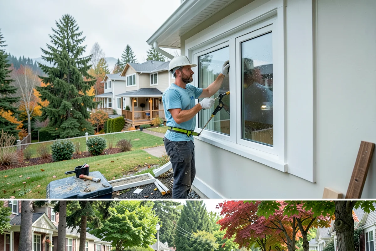 Historic Home Renovation in Beaux Arts Village, King County, WA - Delicate interior restoration work suits the wetter months, keeping fragile original materials protected from outdoor exposure.