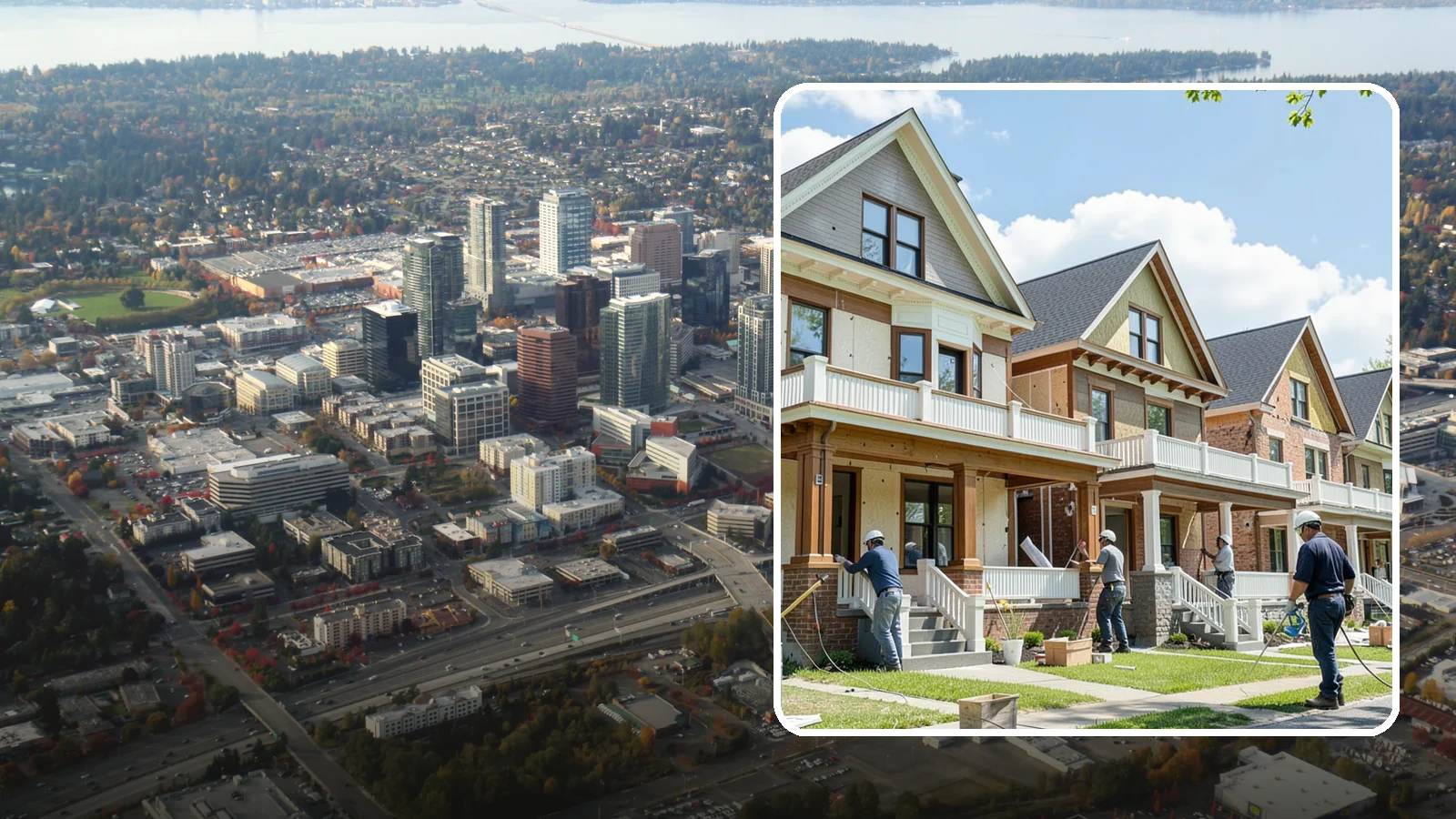 Historic Home Renovation in Bellevue, King County, WA - Sensitive historic home renovation that preserves character while modernizing comfort in Western Washington's older houses.