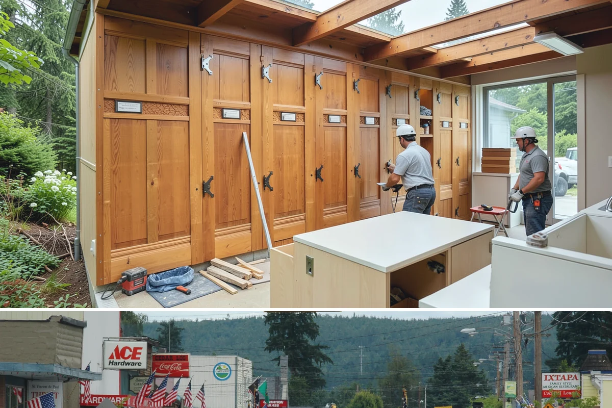 Historic Home Renovation in Carnation, King County, WA - Delicate interior restoration work suits the wetter months, keeping fragile original materials protected from outdoor exposure.