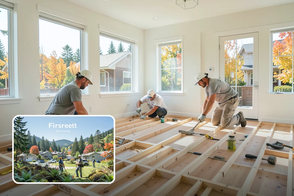 Historic Home Renovation in Fircrest, Pierce County, WA - Preserved original character and architectural details