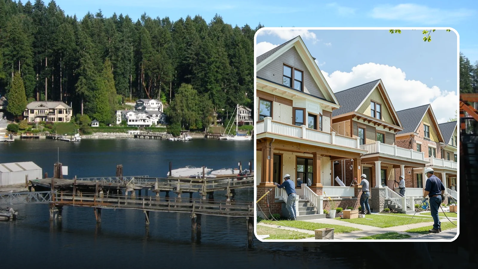 Historic Home Renovation in Gig Harbor, Pierce County, WA - Sensitive historic home renovation that preserves character while modernizing comfort in Western Washington's older houses.