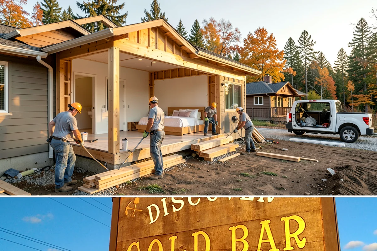 Historic Home Renovation in Gold Bar, Snohomish County, WA - Delicate interior restoration work suits the wetter months, keeping fragile original materials protected from outdoor exposure.