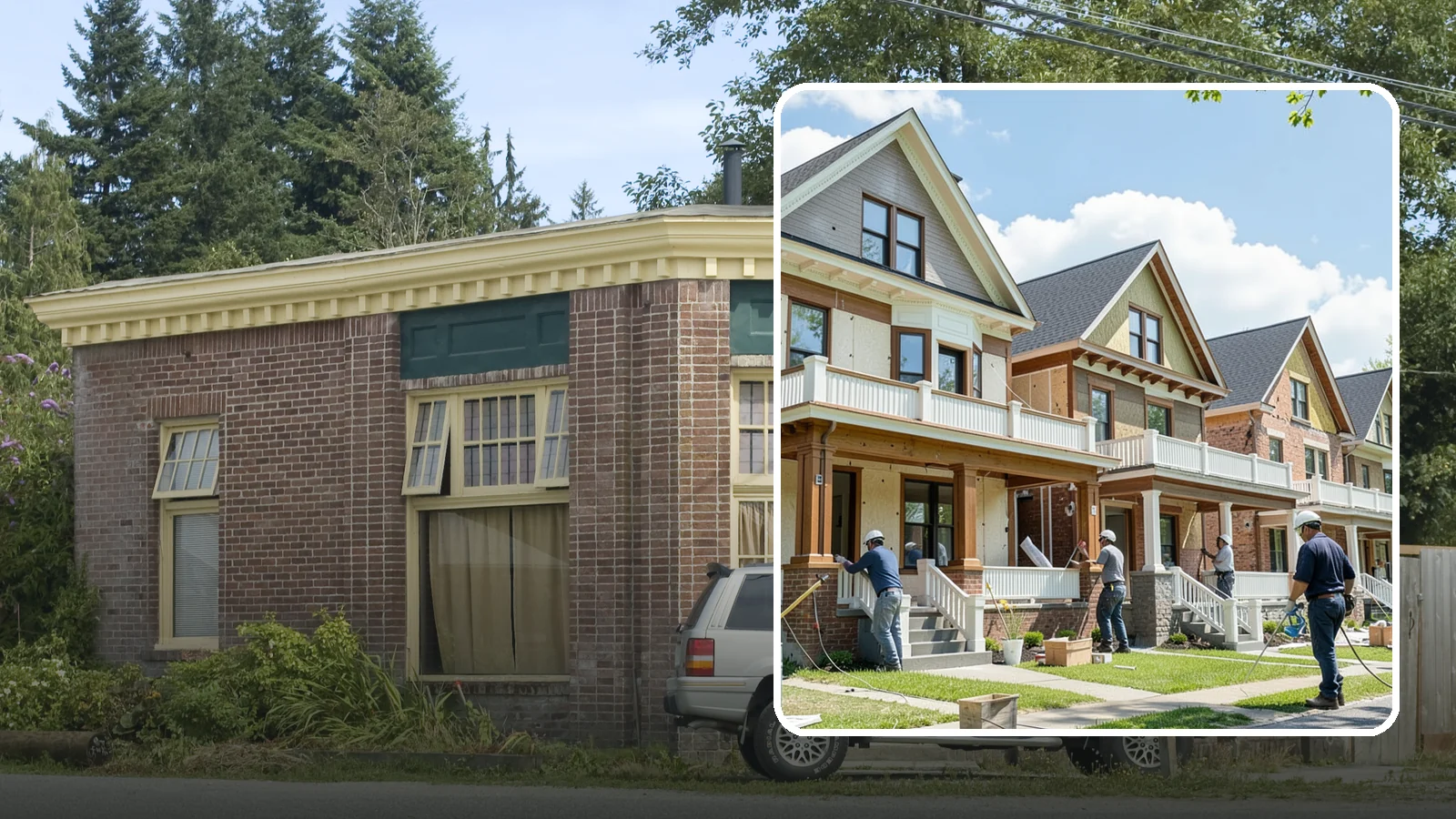 Historic Home Renovation in Hamilton, Skagit County, WA - Sensitive historic home renovation that preserves character while modernizing comfort in Western Washington's older houses.