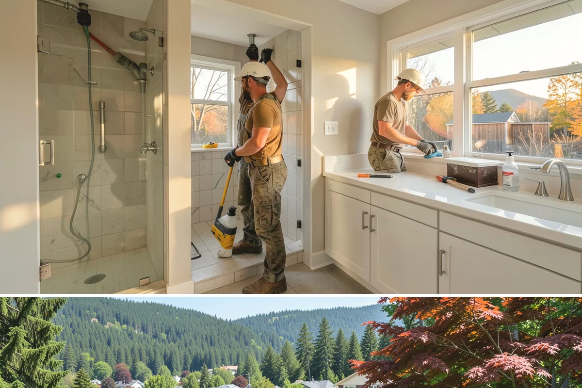Historic Home Renovation in Index, Snohomish County, WA - Delicate interior restoration work suits the wetter months, keeping fragile original materials protected from outdoor exposure.