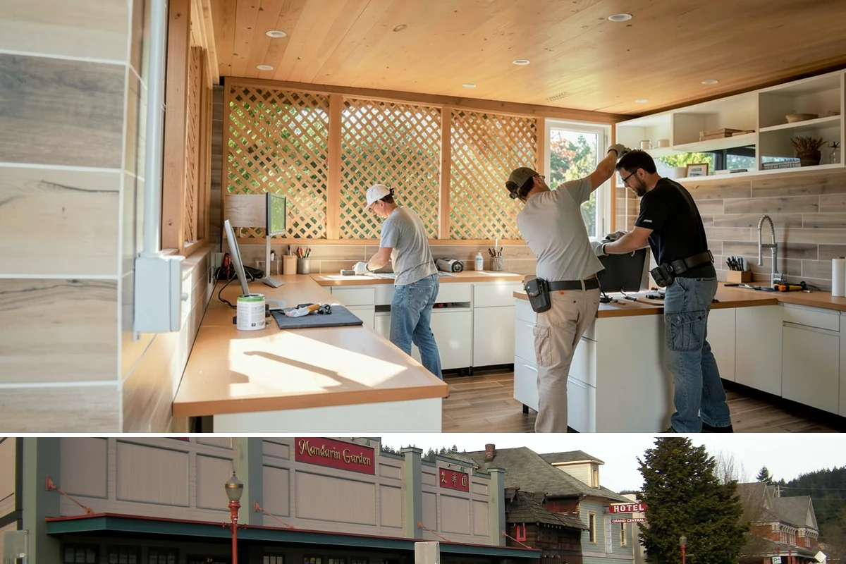 Historic Home Renovation in Issaquah, King County, WA - Delicate interior restoration work suits the wetter months, keeping fragile original materials protected from outdoor exposure.