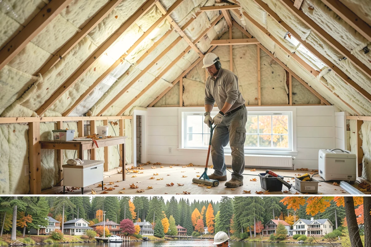 Historic Home Renovation in La Conner, Skagit County, WA - Delicate interior restoration work suits the wetter months, keeping fragile original materials protected from outdoor exposure.