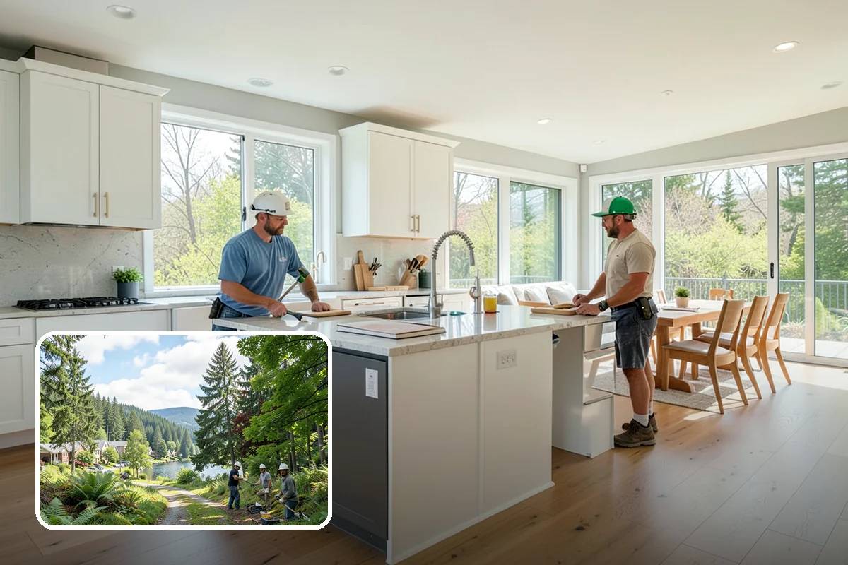 Historic Home Renovation in Lake Forest Park, King County, WA - Preserved original character and architectural details