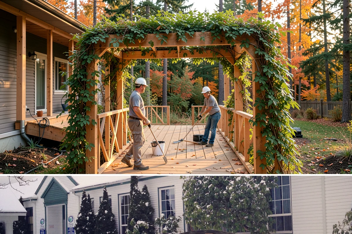 Historic Home Renovation in Pacific, King County, WA - Delicate interior restoration work suits the wetter months, keeping fragile original materials protected from outdoor exposure.