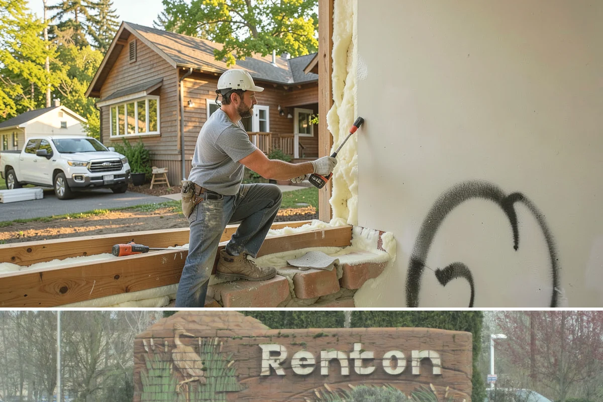 Historic Home Renovation in Renton, King County, WA - Delicate interior restoration work suits the wetter months, keeping fragile original materials protected from outdoor exposure.