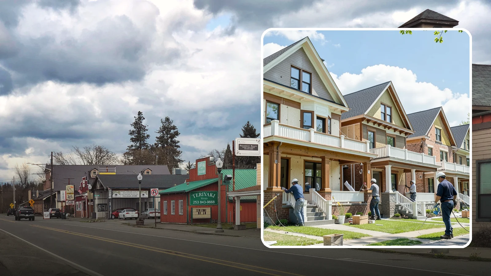 Historic Home Renovation in Roy, Pierce County, WA - Sensitive historic home renovation that preserves character while modernizing comfort in Western Washington's older houses.