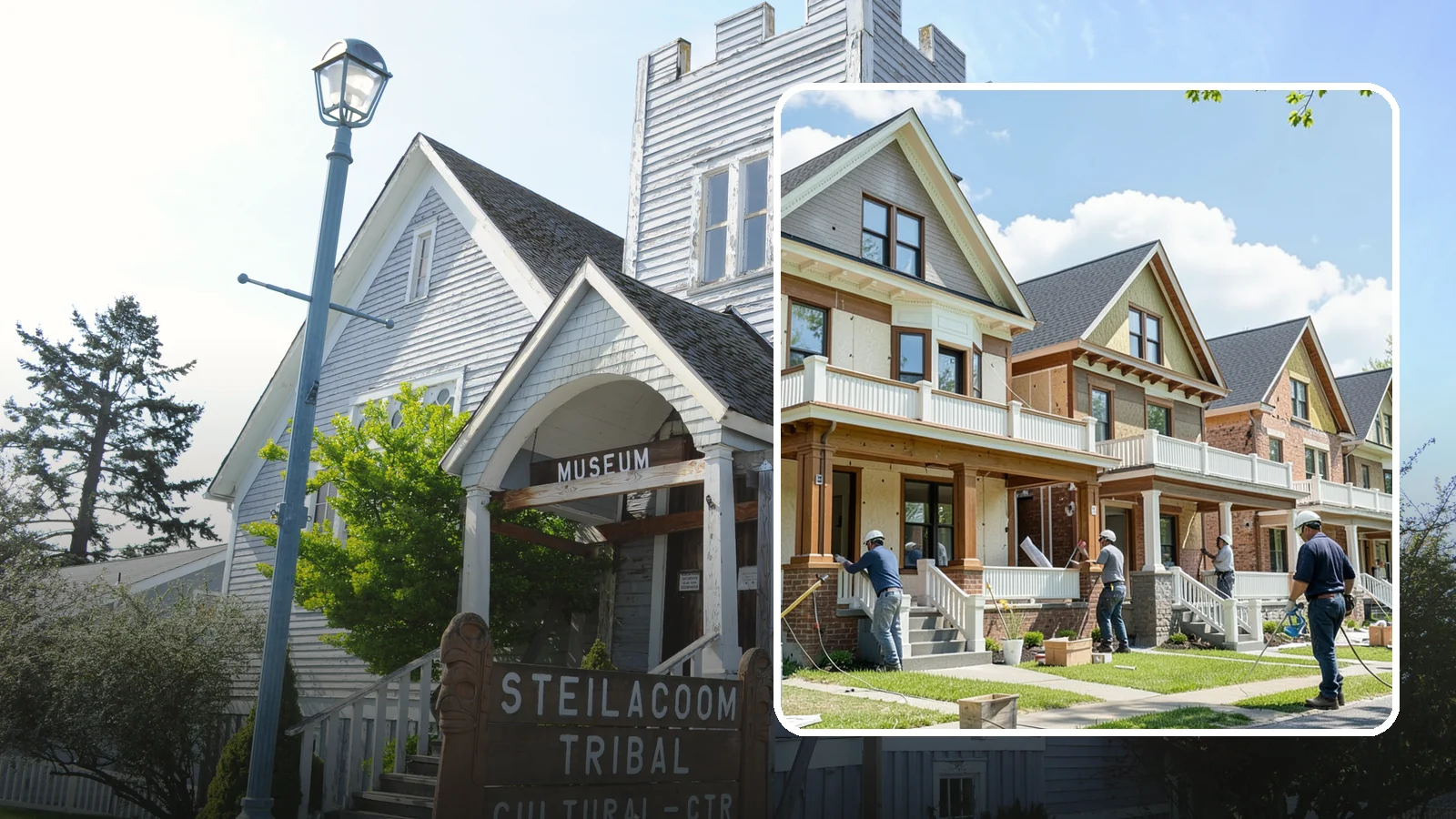 Historic Home Renovation in Steilacoom, Pierce County, WA - Sensitive historic home renovation that preserves character while modernizing comfort in Western Washington's older houses.