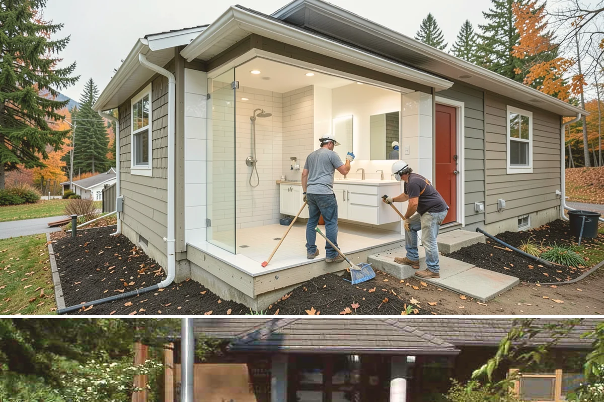 Historic Home Renovation in Yarrow Point, King County, WA - Delicate interior restoration work suits the wetter months, keeping fragile original materials protected from outdoor exposure.