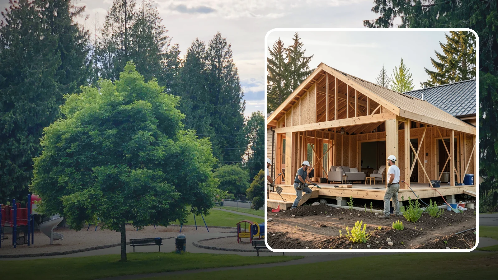 Home Addition in Bonney Lake, Pierce County, WA - A home addition expands your existing house with permanent, fully framed living space built to Western Washington code.