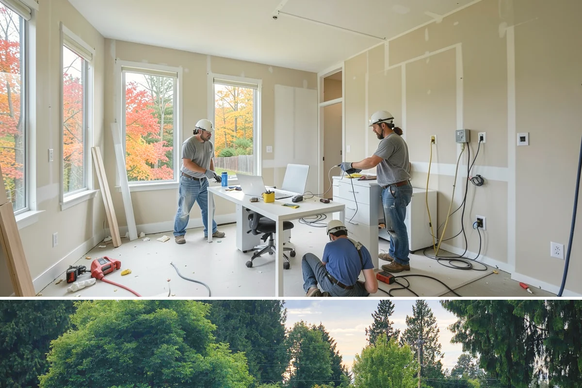 Home Addition in Bonney Lake, Pierce County, WA - We schedule foundation and framing for drier late-spring through early-fall windows, then move indoors for finishes through the...