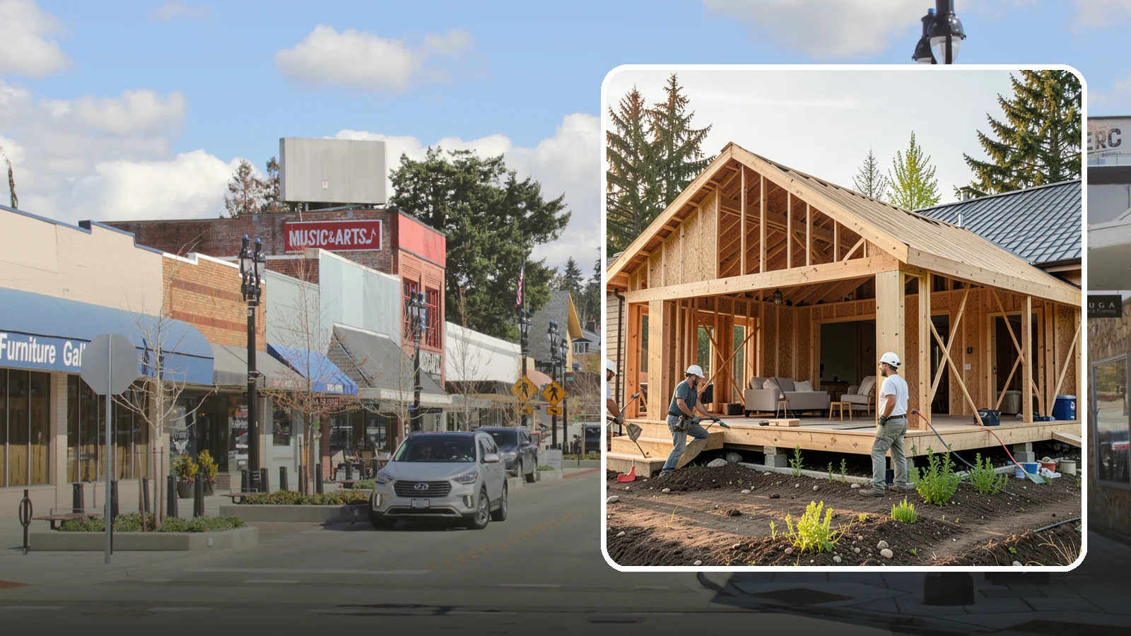 Home Addition in Bothell, King County, WA - A home addition expands your existing house with permanent, fully framed living space built to Western Washington code.
