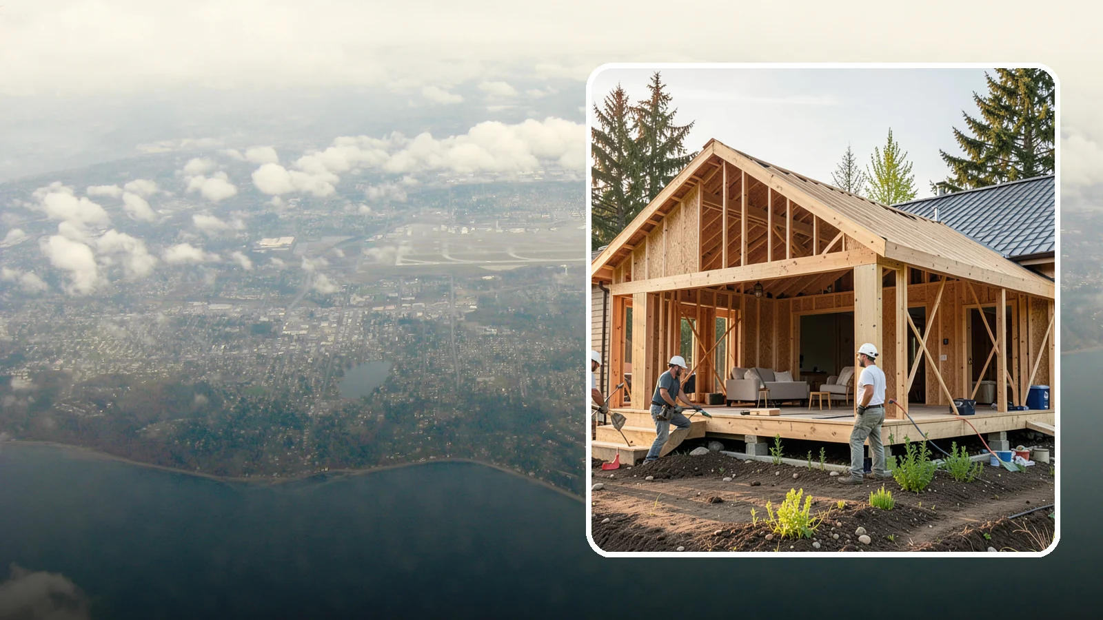 Home Addition in Burien, King County, WA - A home addition expands your existing house with permanent, fully framed living space built to Western Washington code.