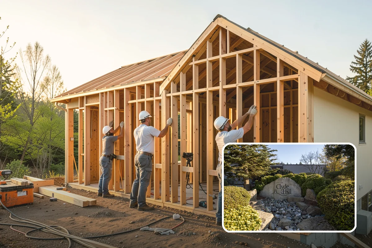 Home Addition in Clyde Hill, King County, WA - Gains usable square footage without the cost of moving