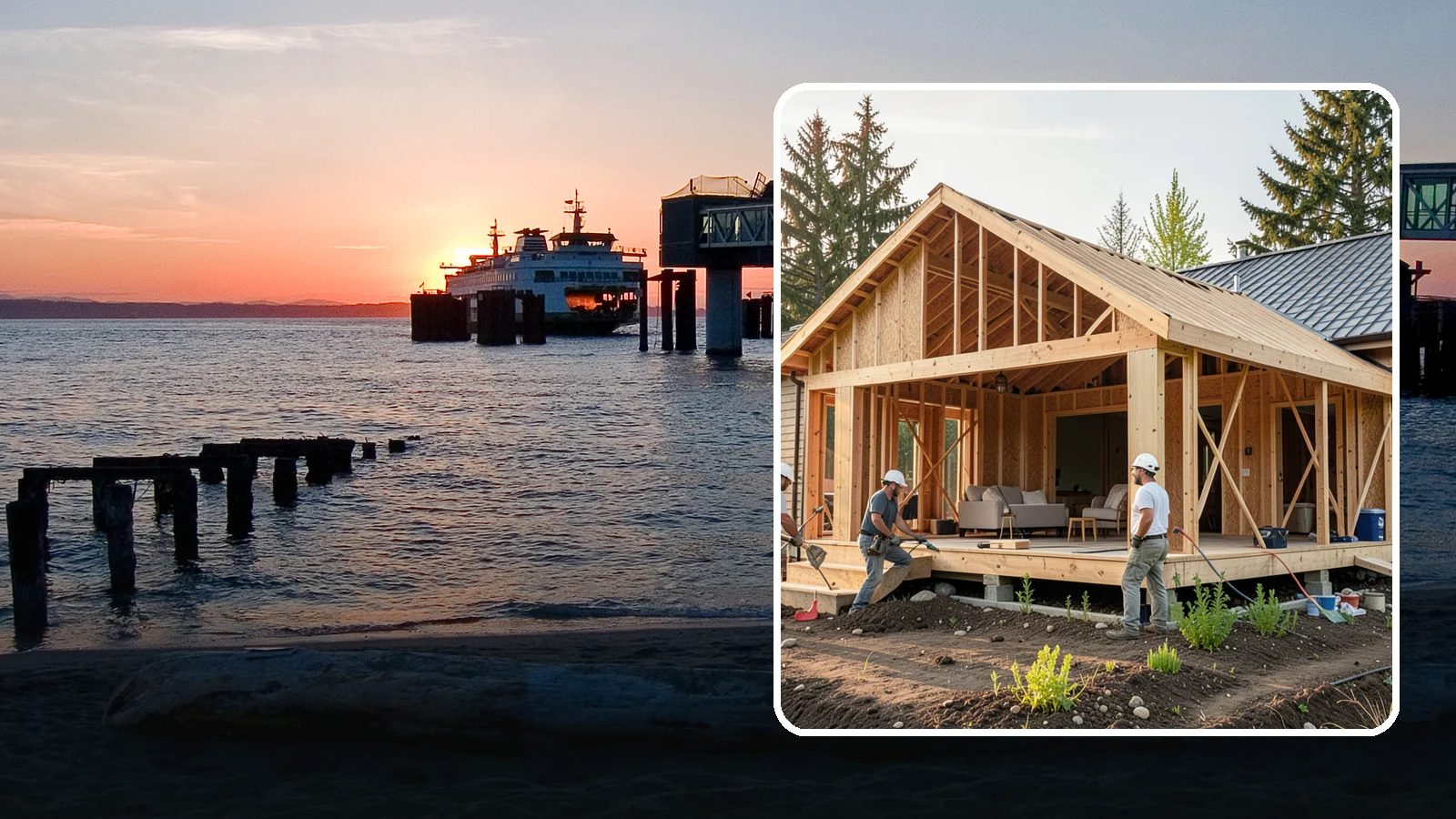 Home Addition in Edmonds, Snohomish County, WA - A home addition expands your existing house with permanent, fully framed living space built to Western Washington code.